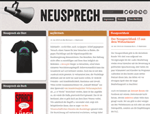 Tablet Screenshot of neusprech.org